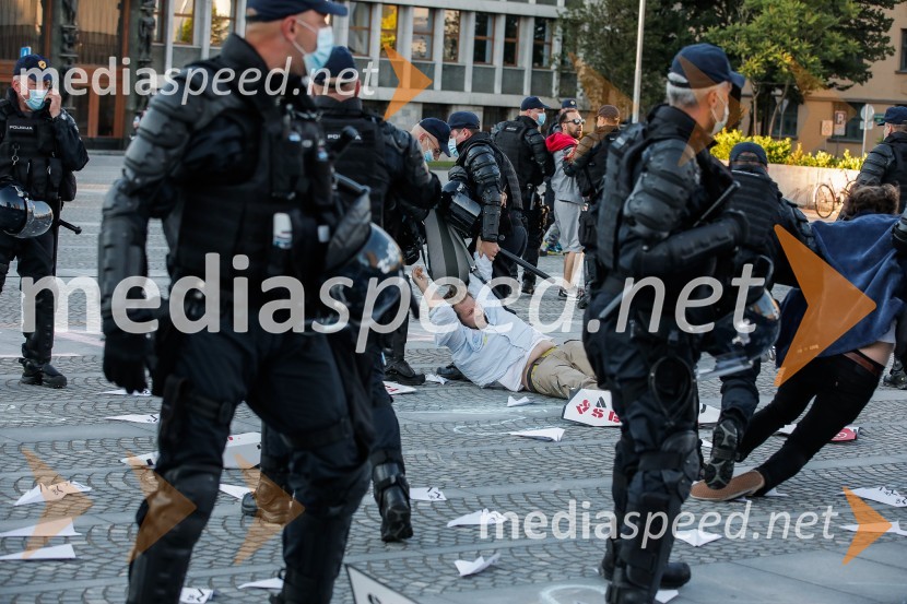 Petkov protest tokrat ni potekal na kolesih