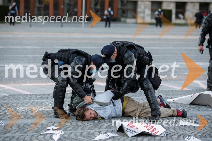 Petkov protest tokrat ni potekal na kolesih