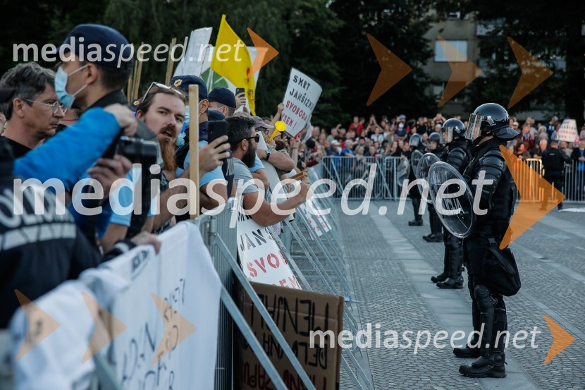 Petkov protest tokrat ni potekal na kolesih