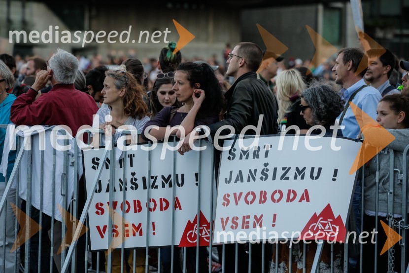 Petkov protest tokrat ni potekal na kolesih