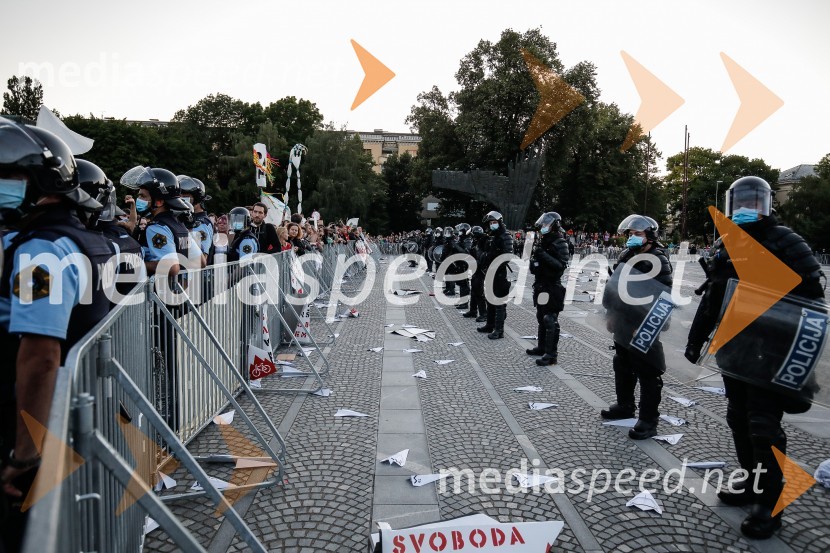 Petkov protest tokrat ni potekal na kolesih