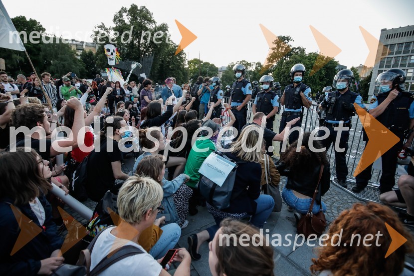 Petkov protest tokrat ni potekal na kolesih