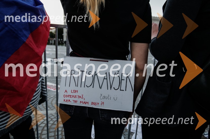 Petkov protest tokrat ni potekal na kolesih