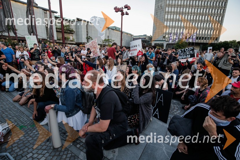 Petkov protest tokrat ni potekal na kolesih