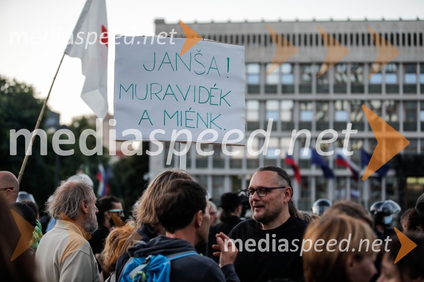 Petkov protest tokrat ni potekal na kolesih