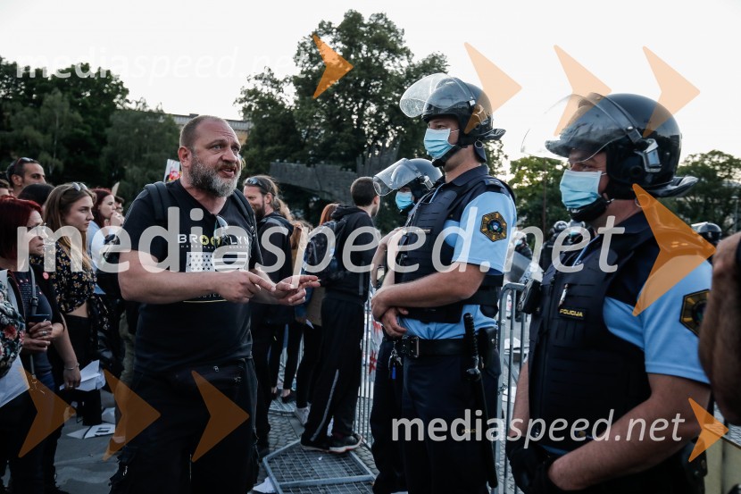 Petkov protest tokrat ni potekal na kolesih