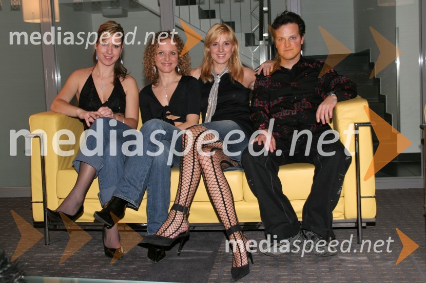 Katrinas - Sanja Mlinar, Petra Grkman, Katarina Habe in Rok GolobKatrinas, promocija CD-ja Na prepihu sanj