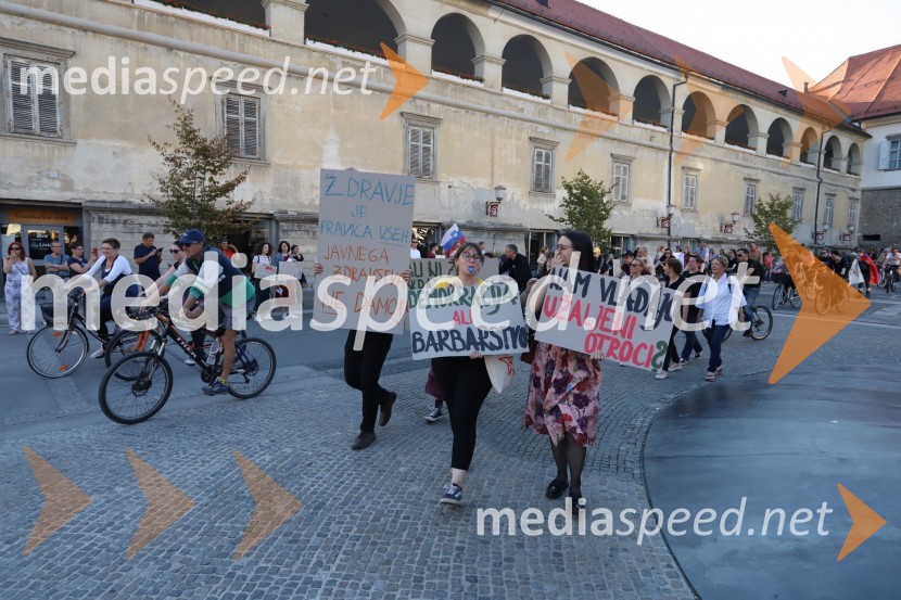 Protest v Mariboru