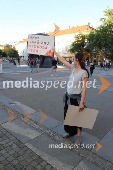 Protest v Mariboru
