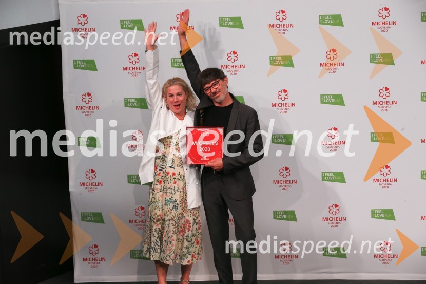  Ana Roš Stojan, kuharska mojstrica in najboljša chefinja na svetu po izboru akademije The World's 50 Best Restaurants ter direktorica Hiše Franko;  Valter Kramar, Hiša FrankoRazglasitev Michelinovih zvezdic v Sloveniji