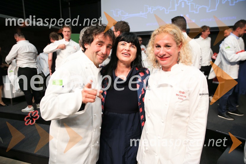  Tomaž Kavčič, kuharski mojster, Pri Lojzetu, Zemono, podpredsednik BASS; mag.  Helena  Cvikl, generalna direktorica direktorata za turizem - MGRT;  Ana Roš Stojan, kuharska mojstrica in najboljša chefinja na svetu po izboru akademije The World's 50 Best Restaurants ter direktorica Hiše FrankoRazglasitev Michelinovih zvezdic v Sloveniji