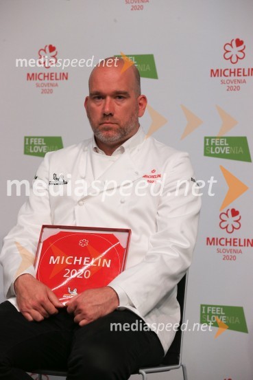  Uroš Fakuč, kuharski mojster, DamRazglasitev Michelinovih zvezdic v Sloveniji