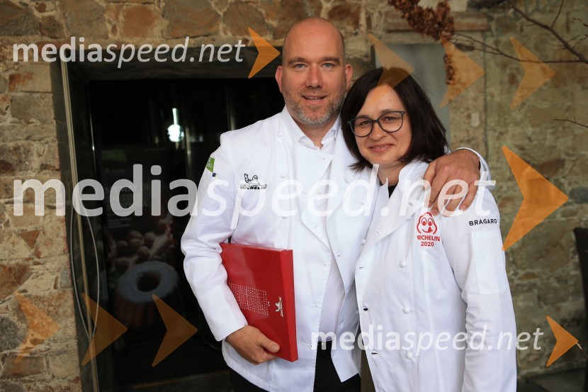  Uroš Fakuč, kuharski mojster, Dam;  Ksenija Krajšek Mahorčič, kuharska mojstrica, MahorčičRazglasitev Michelinovih zvezdic v Sloveniji