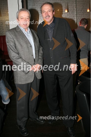 Glasbenika Jani Golob, oče Roka Goloba in Tomaž Habe, oče Katarine HabeKatrinas, promocija CD-ja Na prepihu sanj