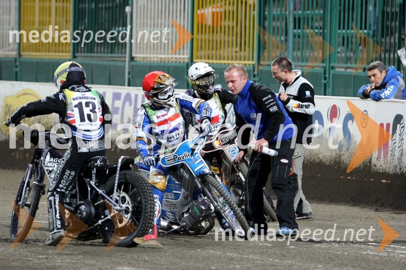 Lee Richardson, Velika Britanija, Matej Žagar, Slovenija (AMTK Ljubljana) in Grzegorz Walasek, PoljskaSGP Challenge 2009