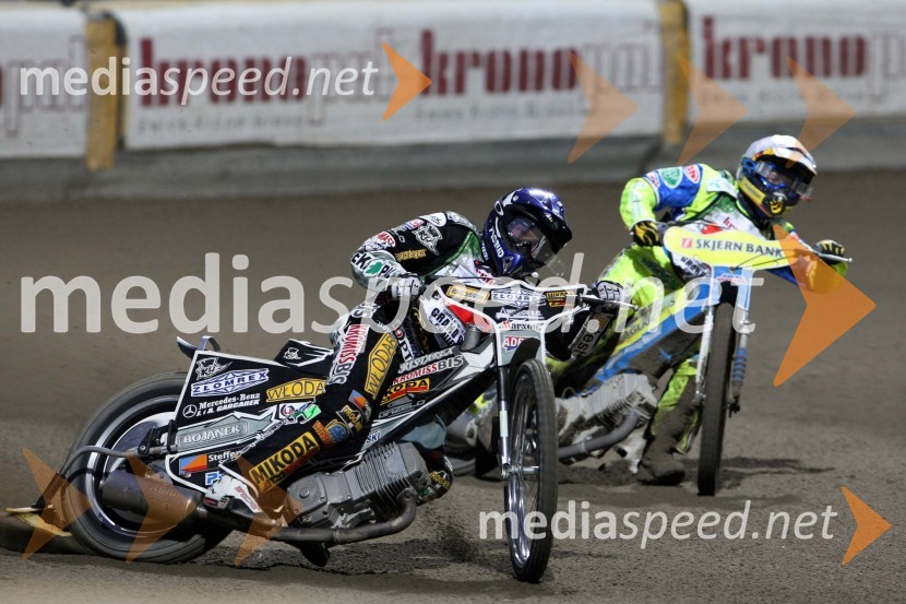 Sebastian Ulamek, Poljska in Kenneth Bjerre, Danska
SGP Challenge 2009