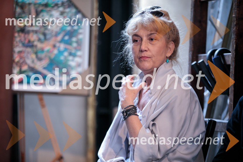  Barbara Hieng Samobor, direktorica in umetniška vodja MGLNovinarska konferenca ob razgrnitvi programa 54. festivala BITEF in podelitvi festivalskih nagrad