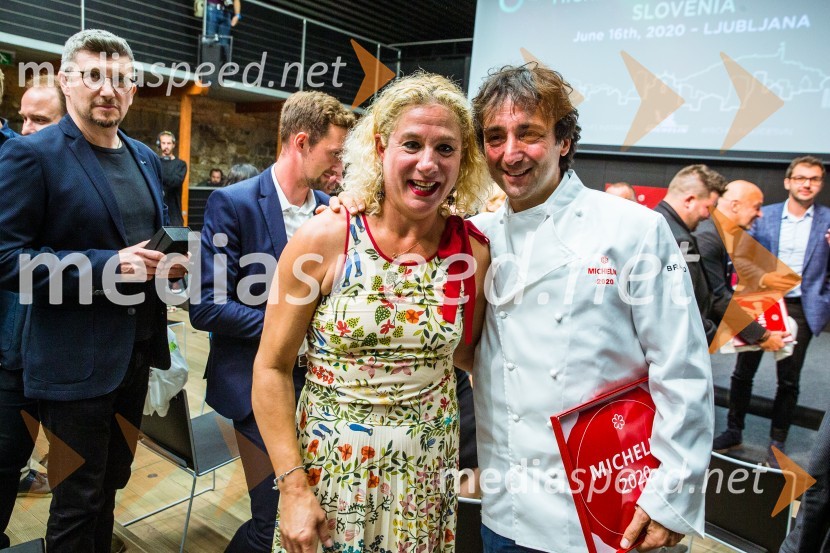  Ana Roš Stojan, kuharska mojstrica in najboljša chefinja na svetu po izboru akademije The World's 50 Best Restaurants ter direktorica Hiše Franko;  Tomaž Kavčič, kuharski mojster, Pri Lojzetu, Zemono, podpredsednik BASSRazglasitev Michelinovih zvezdic v Sloveniji