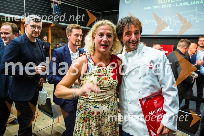  Ana Roš Stojan, kuharska mojstrica in najboljša chefinja na svetu po izboru akademije The World's 50 Best Restaurants ter direktorica Hiše Franko;  Tomaž Kavčič, kuharski mojster, Pri Lojzetu, Zemono, podpredsednik BASSRazglasitev Michelinovih zvezdic v Sloveniji