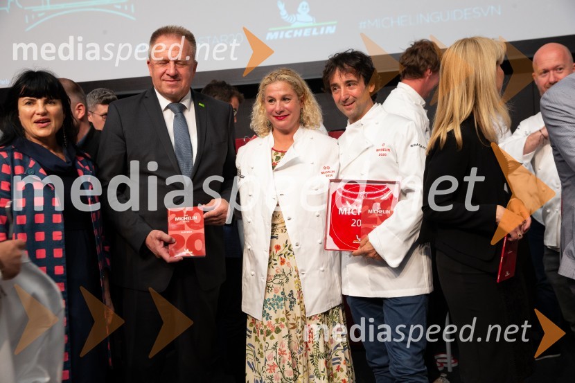  ... ;  Zdravko Počivalšek, minister za gospodarski razvoj in tehnologijo;  Ana Roš Stojan, kuharska mojstrica in najboljša chefinja na svetu po izboru akademije The World's 50 Best Restaurants ter direktorica Hiše Franko;  Tomaž Kavčič, kuharski mojster, Pri Lojzetu, Zemono, podpredsednik BASSRazglasitev Michelinovih zvezdic v Sloveniji