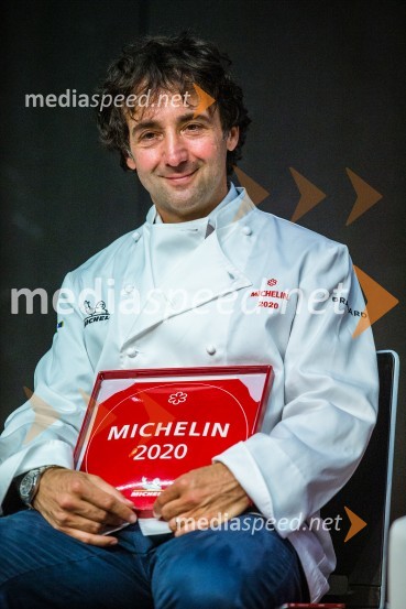  Tomaž Kavčič, kuharski mojster, Pri Lojzetu, Zemono, podpredsednik BASSRazglasitev Michelinovih zvezdic v Sloveniji