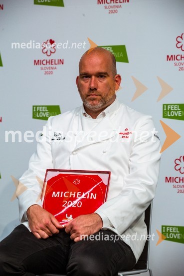  Uroš Fakuč, kuharski mojster, DamRazglasitev Michelinovih zvezdic v Sloveniji