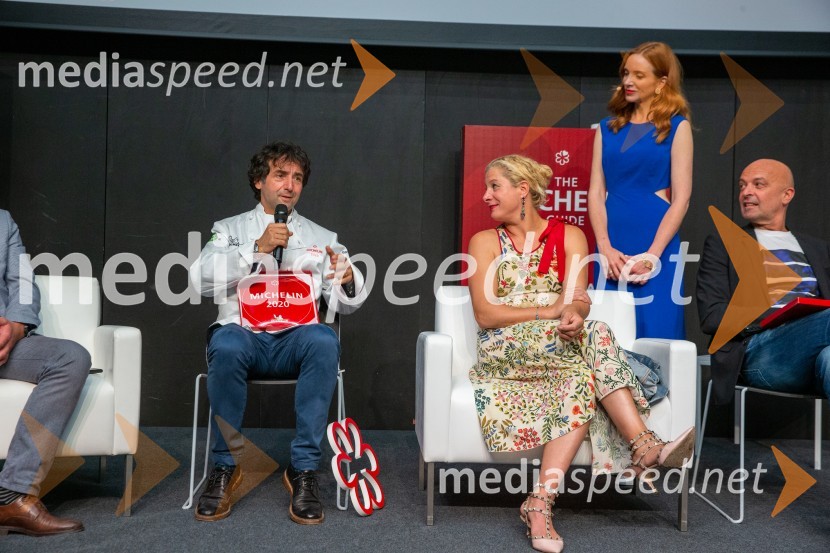  Tomaž Kavčič, kuharski mojster, Pri Lojzetu, Zemono, podpredsednik BASS;  Ana Roš Stojan, kuharska mojstrica in najboljša chefinja na svetu po izboru akademije The World's 50 Best Restaurants ter direktorica Hiše Franko;  Mojca Mavec, voditeljica;  Matjaž Ivanc, podjetnikRazglasitev Michelinovih zvezdic v Sloveniji