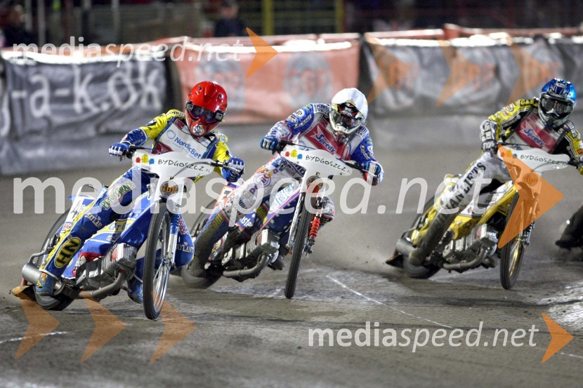 Tomasz Gollob, Poljska, ... in Hans Andersen, DanskaSpeedway Bydgodszcz