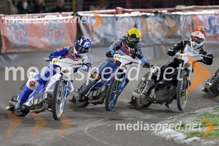 Nicki Pedersen, Danska, ... in Andreas Jonsson, ŠvedskaSpeedway Bydgodszcz