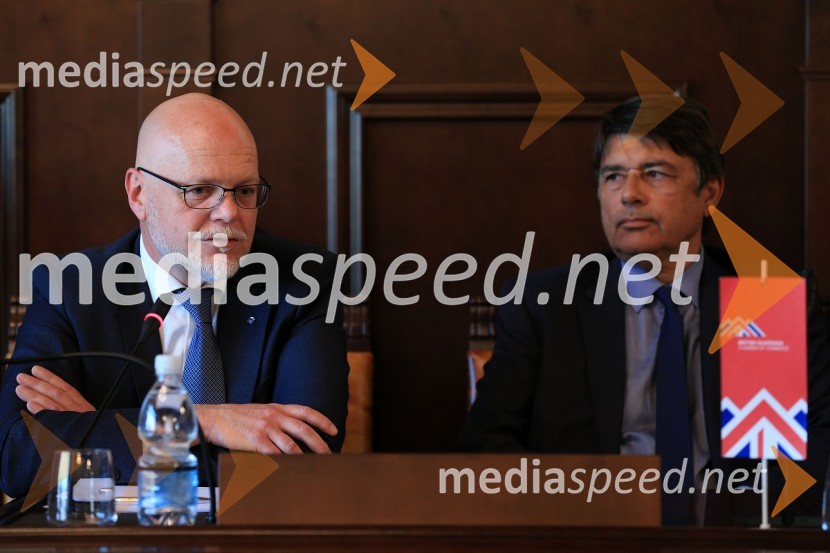  Dimitrij Zadel, predsednik uprave, Luka Koper;  Andrej Božič, BB ConsultingZajtrk z razlogom, Britansko-slovenska gospodarska zbornica