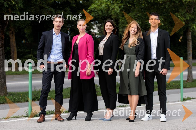  Dean Habuš, OptiBar;  Patricija Randl, Pivovarna Laško Union;  Urška Kajtner, Roche, farmacevtska družba;  Nina Pejič, mlada raziskovalka na FDV UM;  Ognan  Jakasanovski, LekTop potencial leta 2020