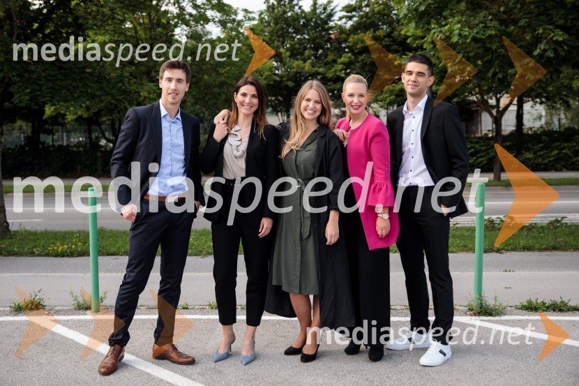  Dean Habuš, OptiBar;  Urška Kajtner, Roche, farmacevtska družba;  Nina Pejič, mlada raziskovalka na FDV UM;  Patricija Randl, Pivovarna Laško Union;  Ognan  Jakasanovski, LekTop potencial leta 2020