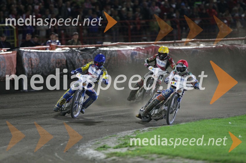 Tomasz Gollob, Poljska, Leigh Adams, Avstralija in Wieslaw Jagus, PoljskaSpeedway Bydgodszcz