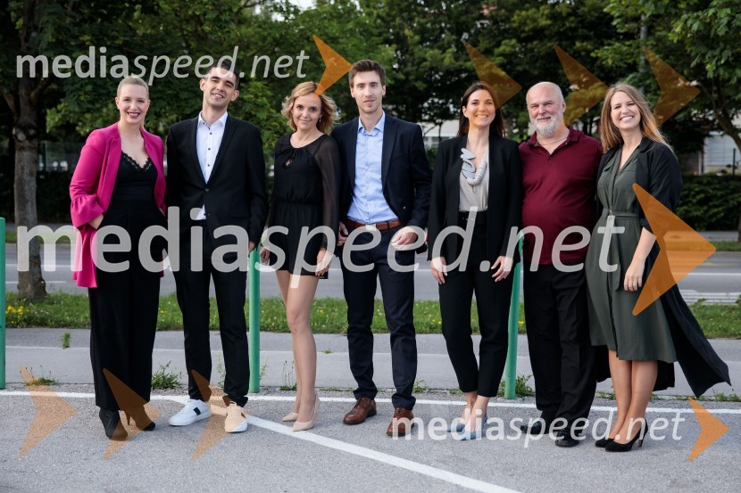  Patricija Randl, Pivovarna Laško Union;  Ognan  Jakasanovski, Lek;  ... ;  Dean Habuš, OptiBar;  Urška Kajtner, Roche, farmacevtska družba;  ... ;  Nina Pejič, mlada raziskovalka na FDV UMTop potencial leta 2020