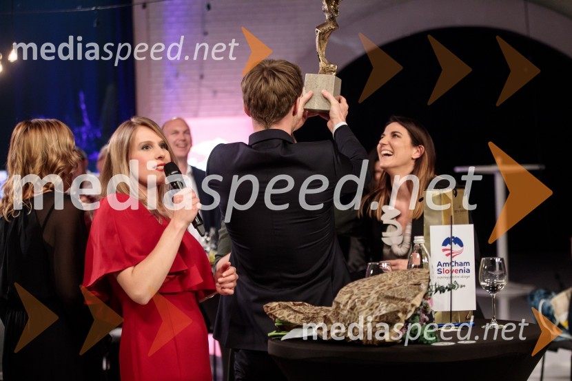  Tonja Avsenik, AmCham (Ameriška gospodarska zbornica);  Matej Gostiša, regionalni manager, Triglav INT d.d.;  Urška Kajtner, Roche, farmacevtska družbaTop potencial leta 2020