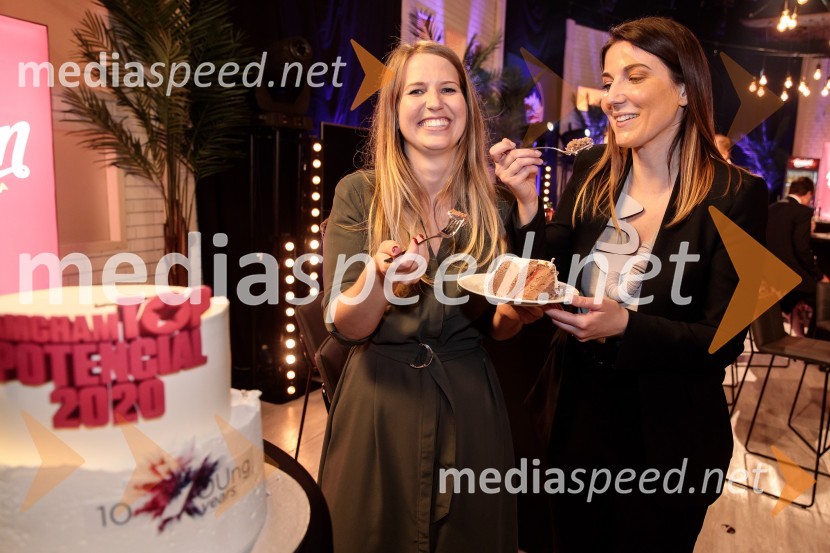  Nina Pejič, mlada raziskovalka na FDV UM;  Urška Kajtner, Roche, farmacevtska družbaTop potencial leta 2020