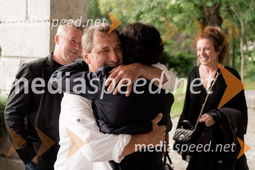 Pogostitev pri Tomažu Kavčiču ob prejemu Michelinove zvezdice