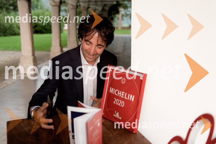  Tomaž Kavčič, kuharski mojster, Pri Lojzetu, Zemono, podpredsednik BASSPogostitev pri Tomažu Kavčiču ob prejemu Michelinove zvezdice