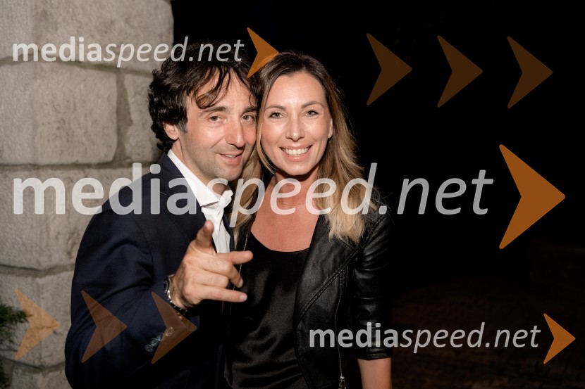  Tomaž Kavčič, kuharski mojster, Pri Lojzetu, Zemono, podpredsednik BASS;  Flavia  Furios Kavčič, Dvorec ZemonoPogostitev pri Tomažu Kavčiču ob prejemu Michelinove zvezdice