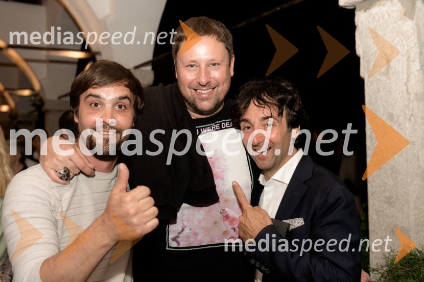  ... ;  Uroš Umek, DJ;  Tomaž Kavčič, kuharski mojster, Pri Lojzetu, Zemono, podpredsednik BASSPogostitev pri Tomažu Kavčiču ob prejemu Michelinove zvezdice