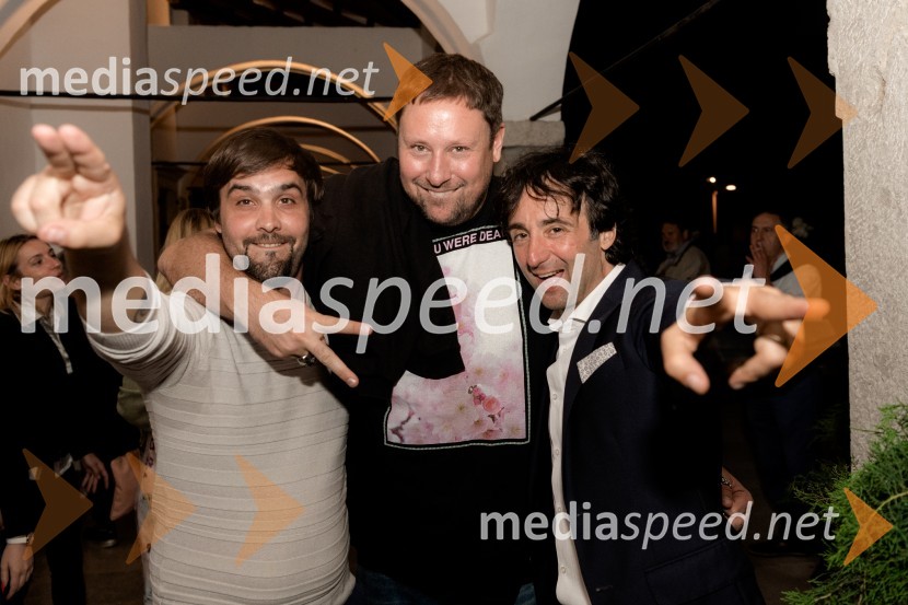  ... ;  Uroš Umek, DJ;  Tomaž Kavčič, kuharski mojster, Pri Lojzetu, Zemono, podpredsednik BASSPogostitev pri Tomažu Kavčiču ob prejemu Michelinove zvezdice