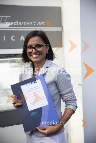 Londonska šola za odnose z javnostmi (LSPR) in UDO akademija, podelitev diplom 2020