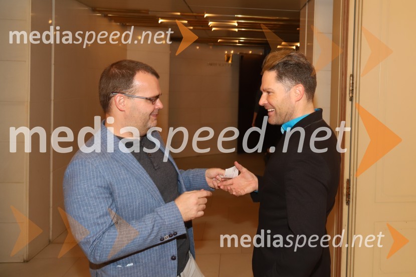  Alan Kavčič, predstavnik za odnose z javnostmi SNG Maribor;  Sebastijan PodgornikRadio and Juliet, jubilejna uprizoritev baleta SNG Maribor