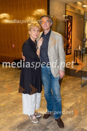  Barbara Hieng Samobor, direktorica in umetniška vodja MGL;   Igor  Samobor, igralec, ravnatelj SNG Drama LjubljanaŽalostinke, premiera drame