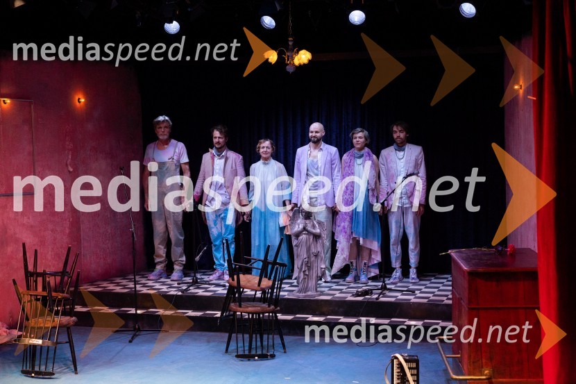  Boris  Kerč, igralec;  Jernej Gašperin, igralec;  Bernarda Oman, igralka;  Jaka Lah, igralec;  Mia Skrbinac, igralka;  Matic Lukšič, igralecŽalostinke, premiera drame