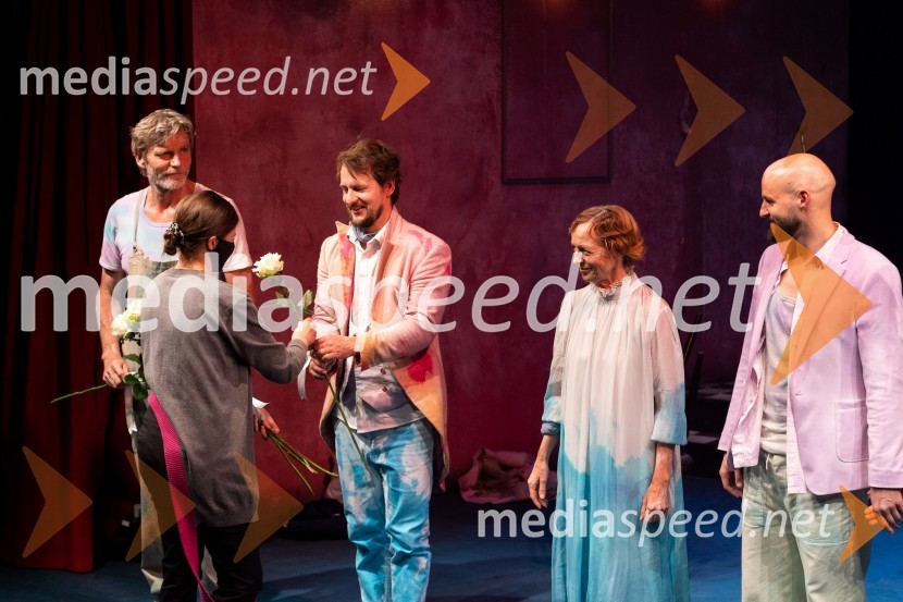  Boris  Kerč, igralec;  Jernej Gašperin, igralec;  Bernarda Oman, igralka;  Jaka Lah, igralecŽalostinke, premiera drame