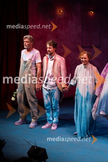  Boris  Kerč, igralec;  Jernej Gašperin, igralec;  Bernarda Oman, igralkaŽalostinke, premiera drame