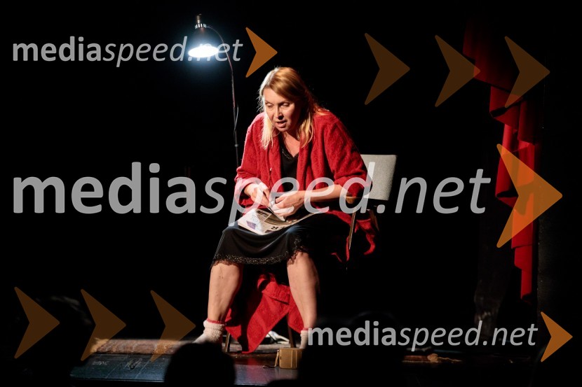  Darja Reichman, igralkaMonologi s kavča, premiera in odprtje razstave Dogodek je tu, dogodek imate v mestu!