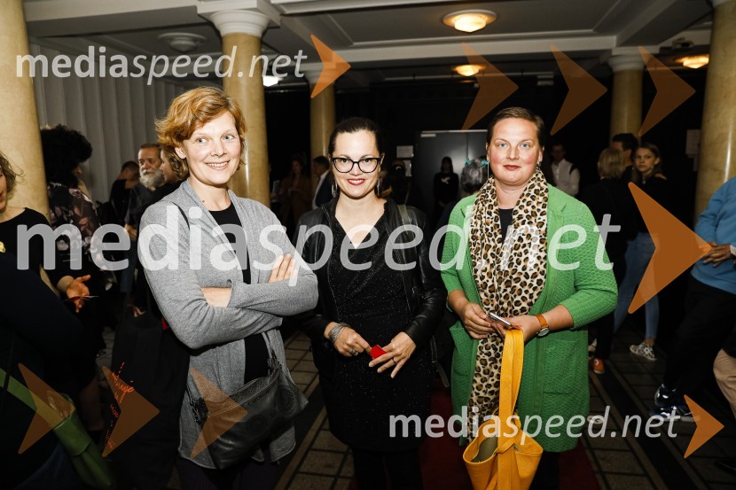  Petra Tanko;  Tamara Bračič Vidmar, producentka, Bunker Ljubljana, koordinator mednarodne mreže Balkan ExpressPaloma, premiera predstave v SMG Ljubljana