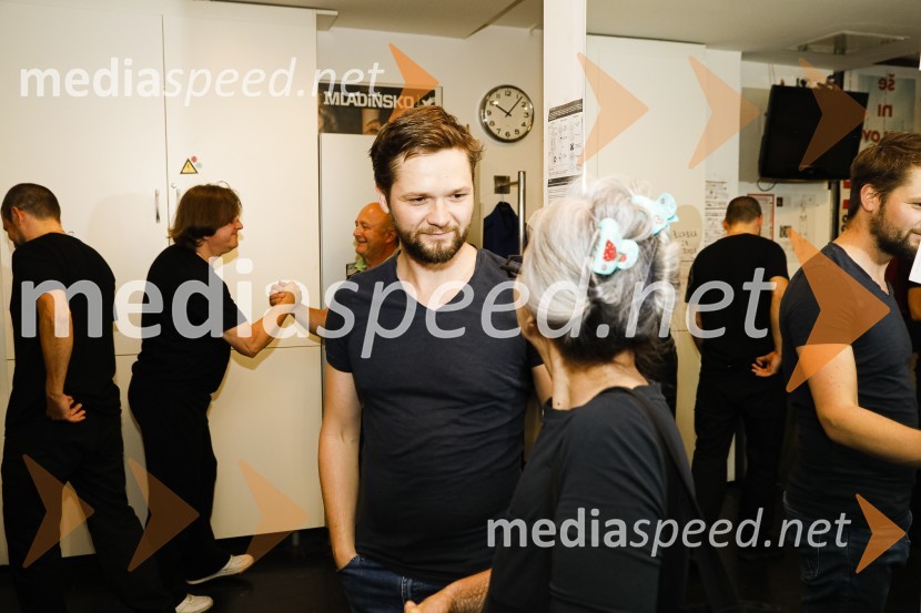  Stane Tomazin, igralecPaloma, premiera predstave v SMG Ljubljana